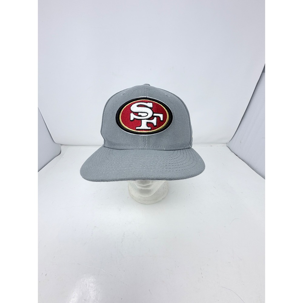 New Era 9FIFTY Snapback Hat Mens OSFM Grey SF San Francisco 49ers NFLโ Cap